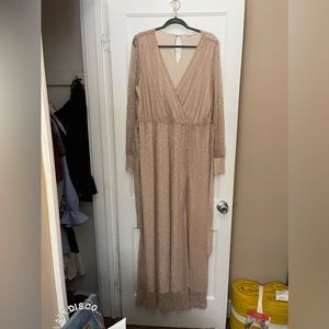 Baltic Born Abigail Sparkle Gown | Champagne - XXXL
